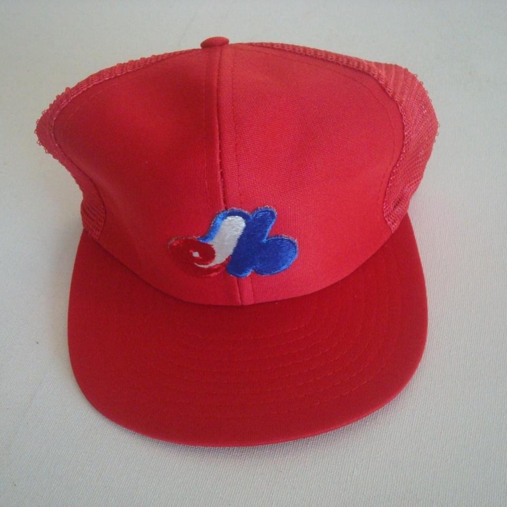 MONTREAL EXPOS TRUCKER SNAPBACK 90S HAT CAP VINTAGE Y2K 00S F1‎
